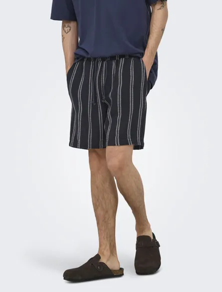 ONSTREV LIFE REG STRU STRIPE SHORTS NOOS