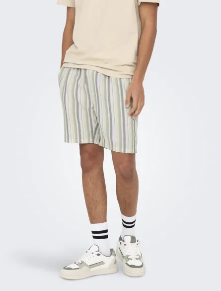 ONSTREV LIFE REG STRU STRIPE SHORTS NOOS