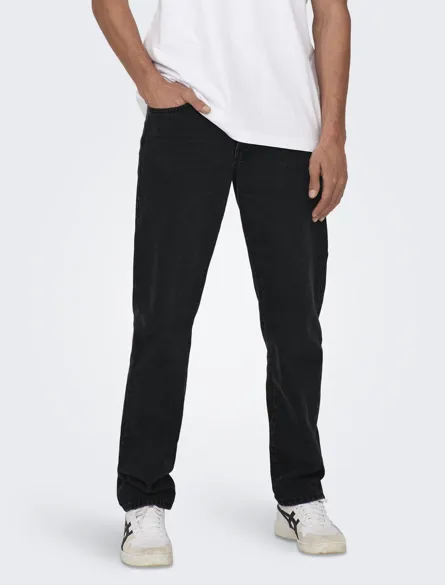 ONSEDGE STRAIGHT BLACK 6985 TAI DNM NOOS