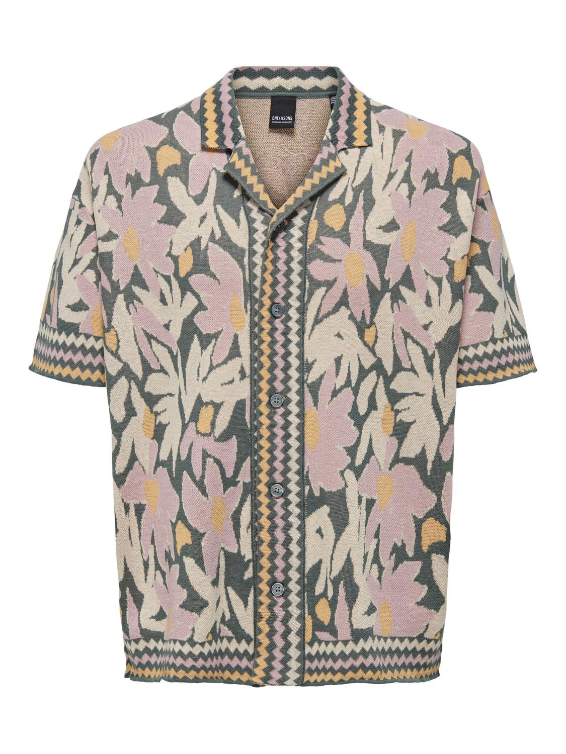 ONSDUKE RLX JAQ SS SHIRT KNIT