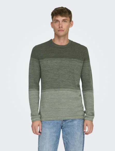 ONSFELIX REG 12 CREW KNIT NOOS