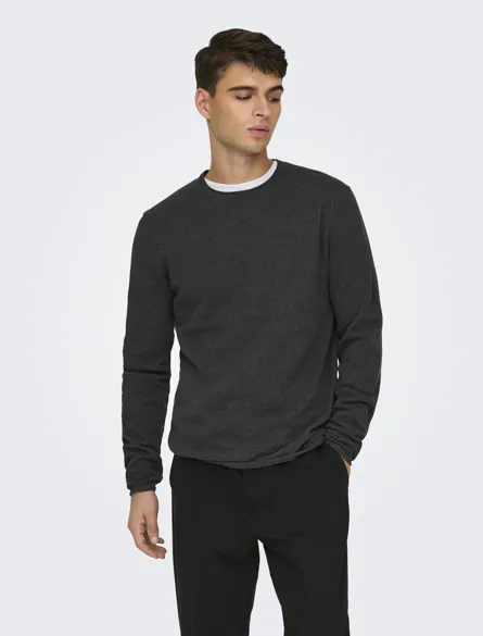 ONSFELIX REG 12 CREW KNIT NOOS
