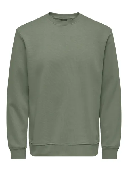 ONSCONNOR LIFE REG CREW NECK SWEAT NOOS