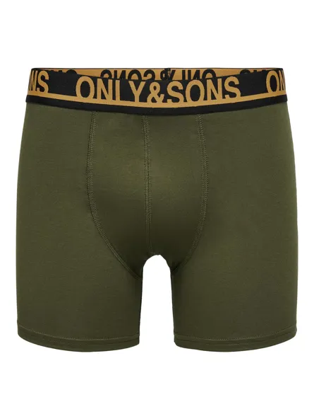 ONSFITZ SOLID WB BOLD STRIPE BOXER 1PACK