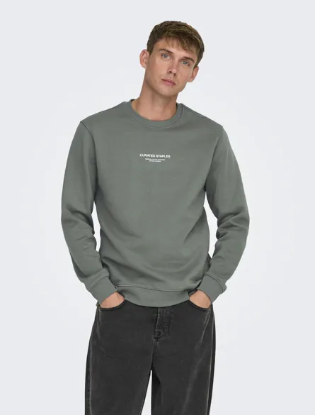 ONSCURATED REG CREW NECK SWEAT NOOS