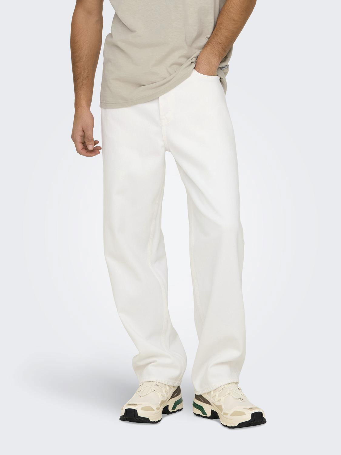 ONSFADE LOOSE WHITE 1661 PIM DNM NOOS