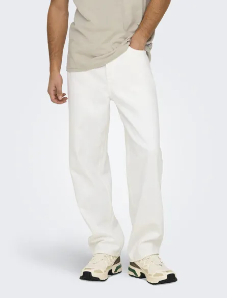 ONSFADE LOOSE WHITE 1661 PIM DNM NOOS