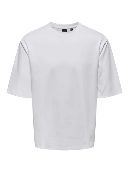 ONSROBBY O-hals kortærmet T-shirt i afslappet pasform til mænd