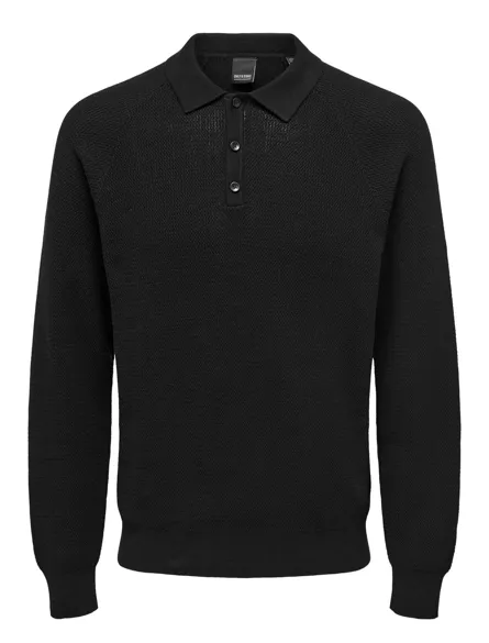 ONSJAMES Strickpullover mit langen Ärmeln und regulärer Passform