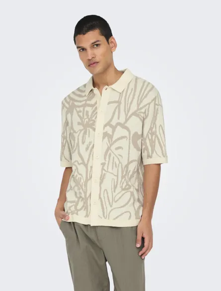 ONSKIMO REG SS SHIRT KNIT