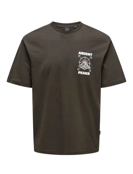 ONSKEANE RLX SS PRINT TEE NOOS
