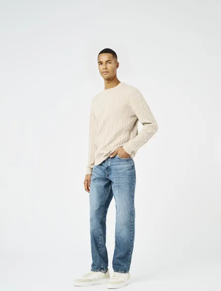 ONSLOUI REG 12 CABEL CREW KNIT NOOS