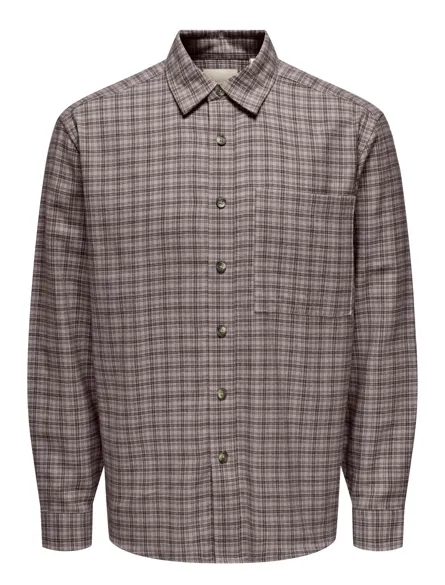 ONSGUDMUND LOOSE LS CHECKED SHIRT NOOS