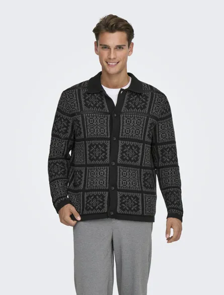 ONSBARK RLX LS SHIRT KNIT