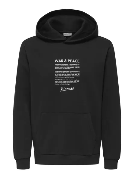 ONSART REG LS LIC HOODIE SWEAT