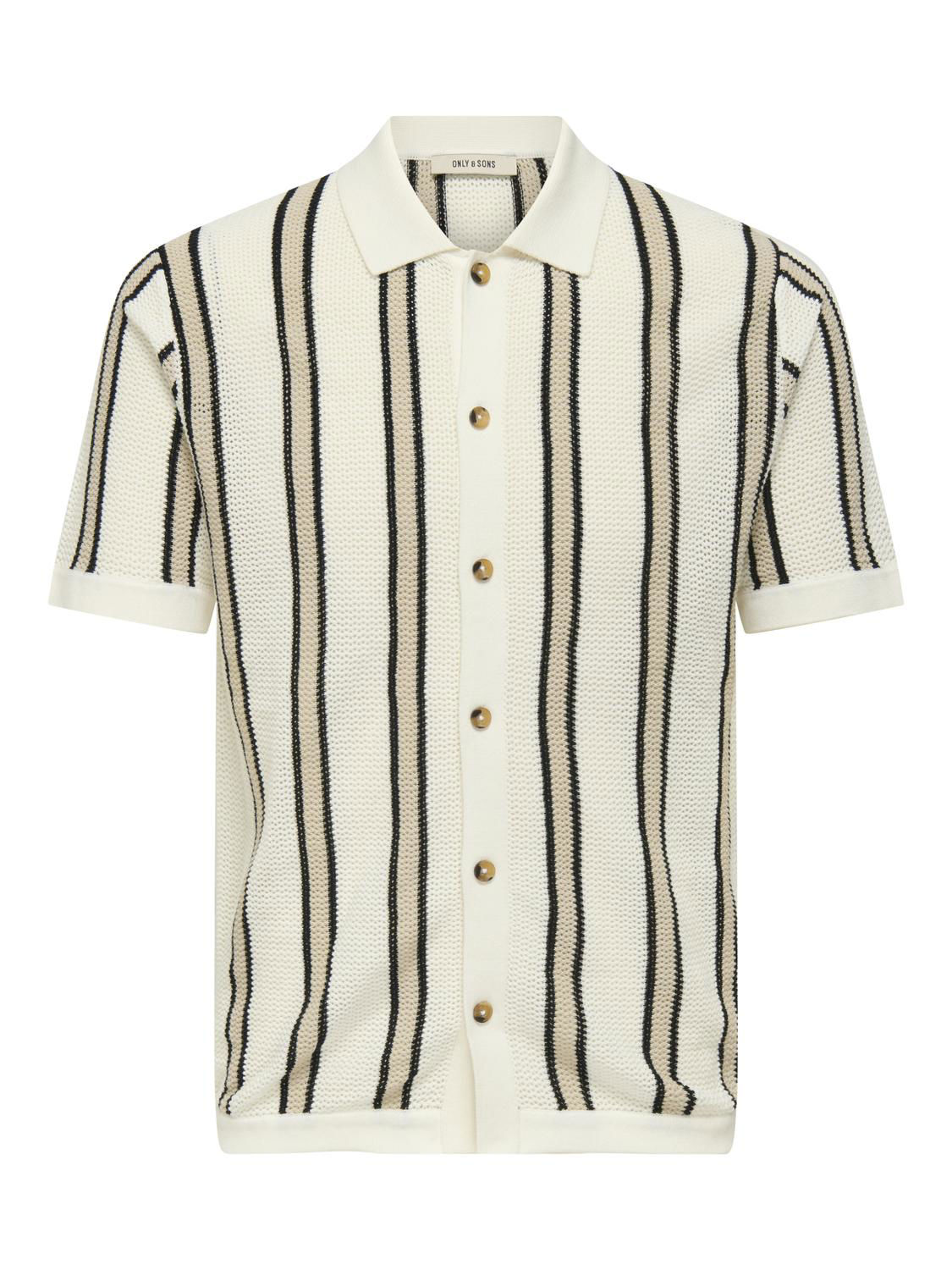 ONSGABRIEL REG SS SHIRT KNIT