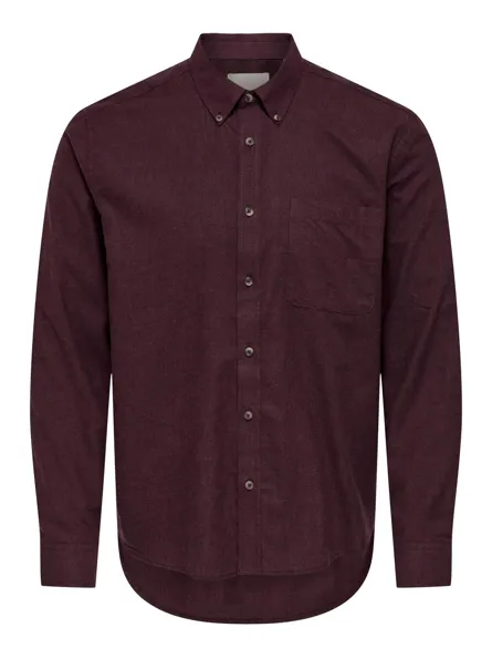 ONSJUPITER REG FIT LS SHIRT NOOS