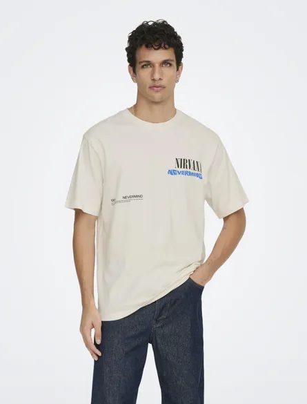 ONSNIRVANA LIFE RLX SS LIC TEE CS
