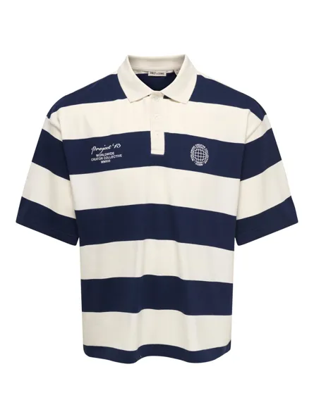 ONSDEVIN RLX SS RUGBY POLO TEE