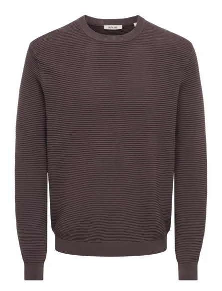 ONSRON REG LS CREW NECK KNIT NOOS