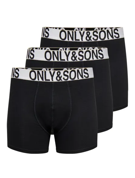 ONSBASIC SOLID BOXER 3PACK NOOS