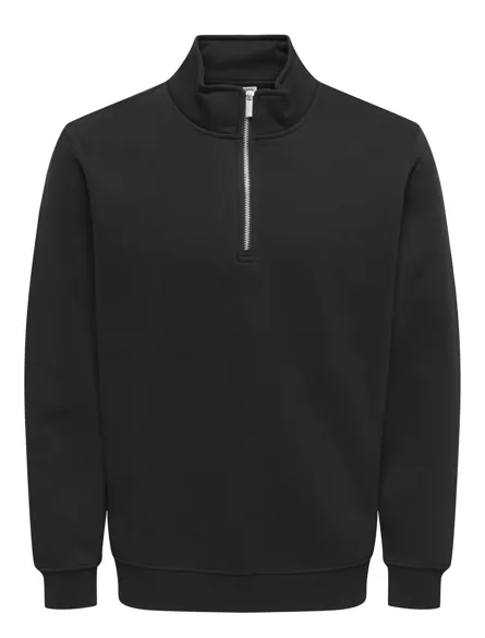 ONSCONNOR REG HALF ZIP SWEAT NOOS