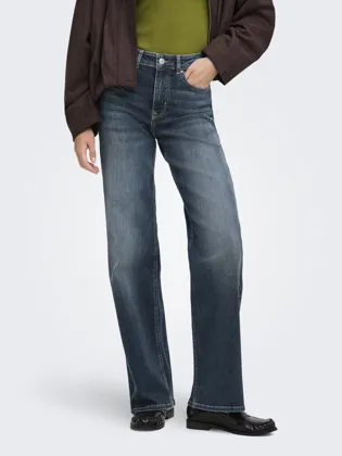 ONLMADISON BLUSH HW WIDE DNM DOT529 NOOS