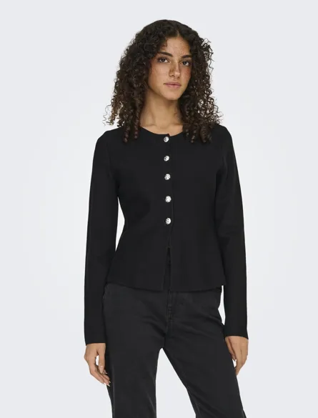 ONLMELLI LS ONECK BUTTON CARDI KNT NOOS
