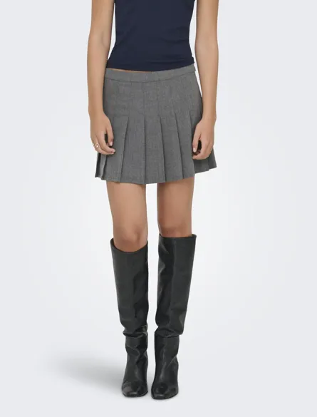 ONLOXFORD LIFE SHORT PLEAT SKIRT TLR