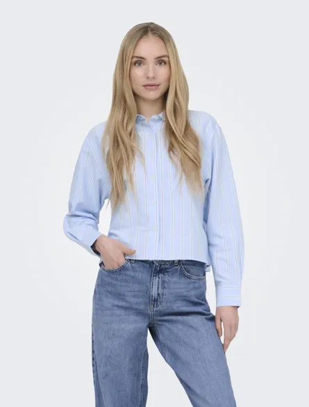 ONLELOWEN LS STRIPE SHIRT WVN EX