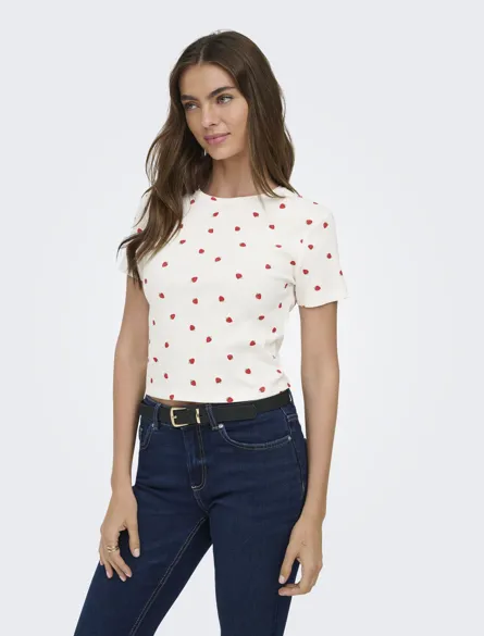 ONLFENJA S/S AOP TOP JRS NOOS