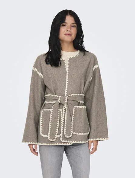 ONLISABELLA SCALLOP EDGE JACKET OTW