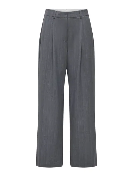 ONLJACKIE HW WIDE PINSTRIPE PANT TLR