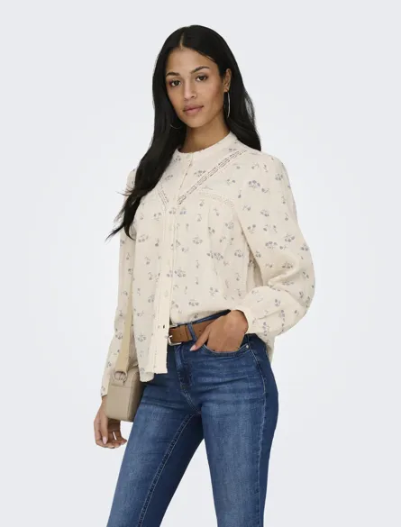 ONLLARI L/S FLOWER SHIRT NOOS WVN