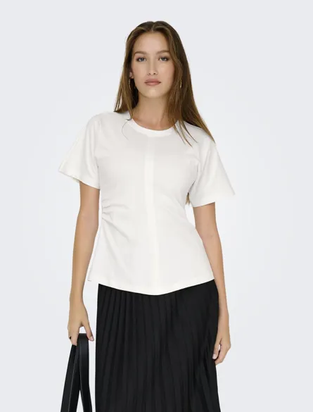ONLMARIE S/S RUCHING TOP JRS NOOS