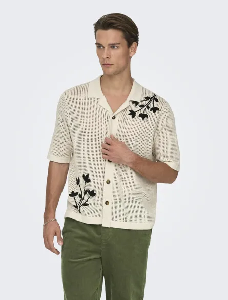 ONSTEGAN LIFE RLX SS SHIRT KNIT