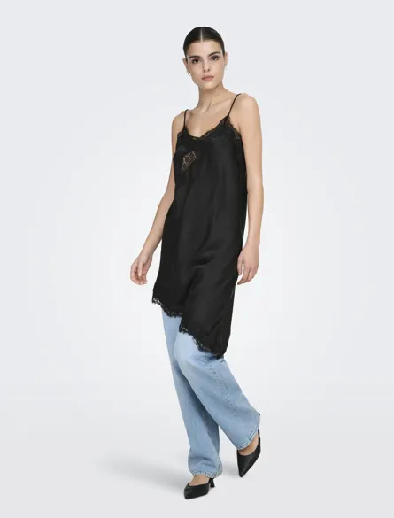 JDYFIFI S/L ASYM LACE DRESS WVN EXP
