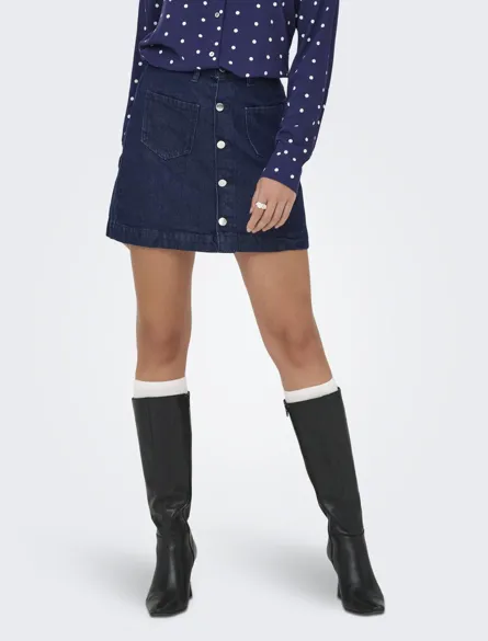 ONLAMAZING HW SKIRT TAI DNM NOOS