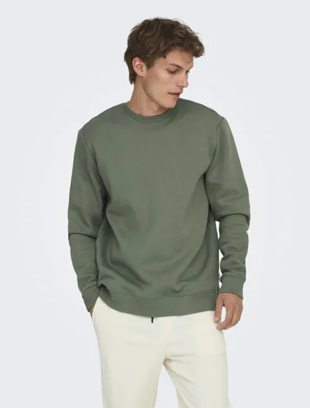 ONSCONNOR LIFE REG CREW NECK SWEAT NOOS