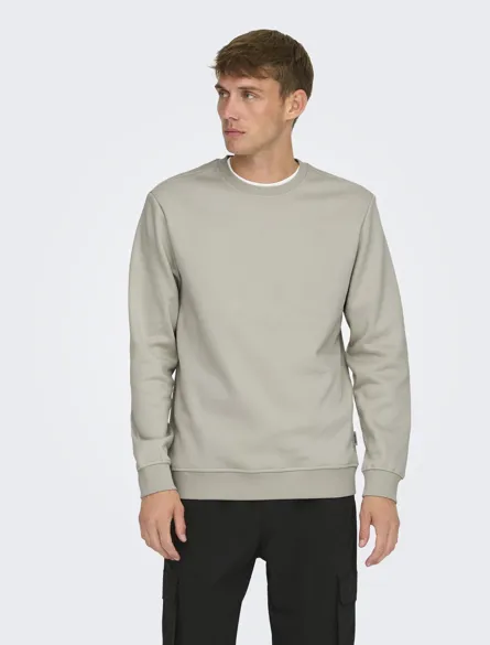 ONSCONNOR LIFE REG CREW NECK SWEAT NOOS