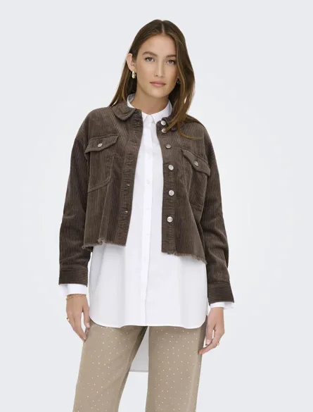 ONLMARINA-ENY L/S CORD JACKET PNT NOOS