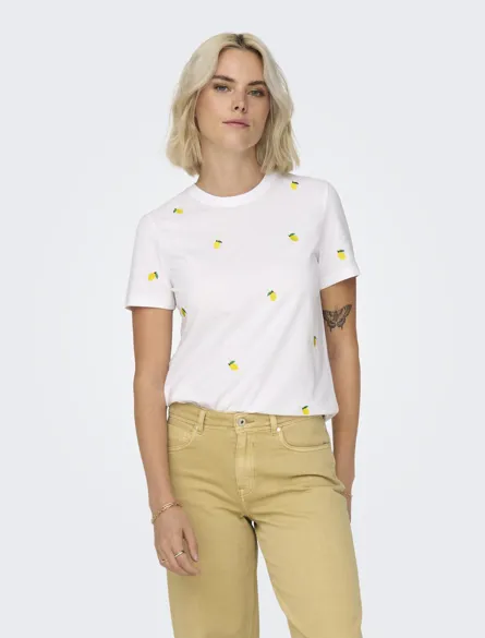 ONLKETTY S/S O-NECK TOP JRS NOOS