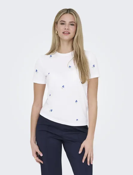 ONLKETTY S/S O-NECK TOP JRS NOOS