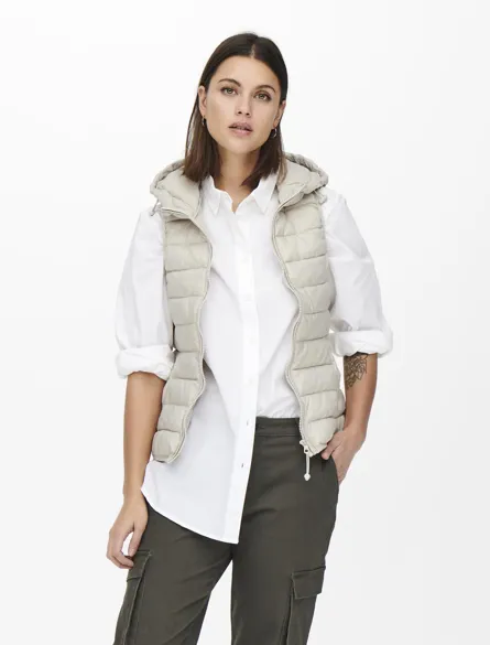 ONLNEWTAHOE HOOD WAISTCOAT OTW NOOS