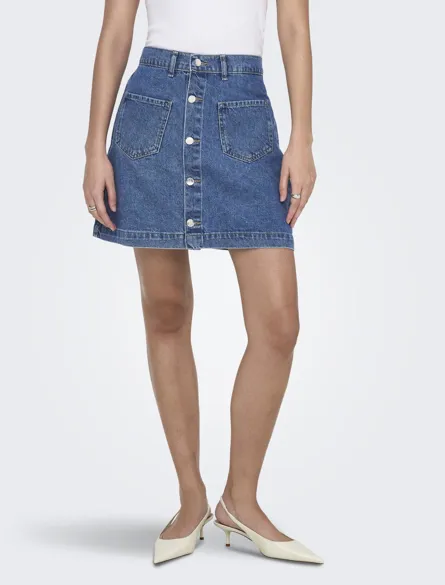 ONLAMAZING HW SKIRT TAI DNM NOOS