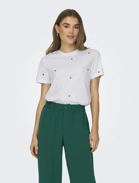 ONLKETTY S/S O-NECK TOP JRS NOOS