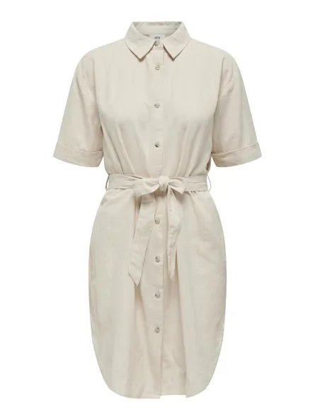 JDYSALLY Hemdkleid aus Leinenmix