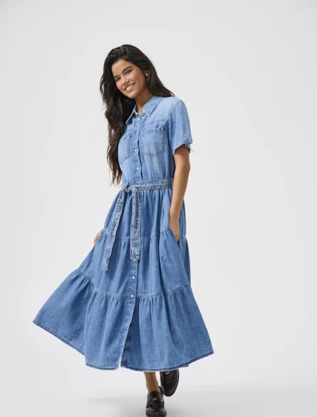 ONLALIYAH S/S LAYER DNM DRESS AKM NOOS