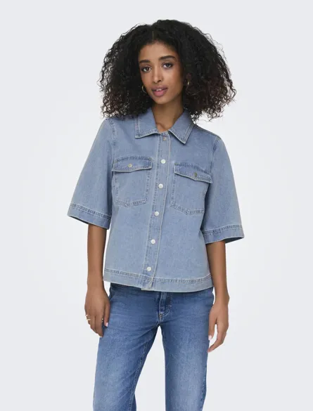 ONLBELLE S/S SHIRT DNM GUA NOOS