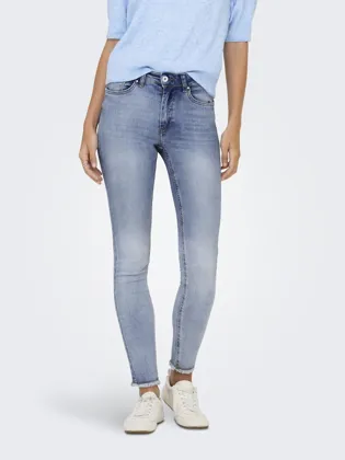 ONLBLUSH Gürtelschlaufen Skinny Fit Jeans in Knöchellänge